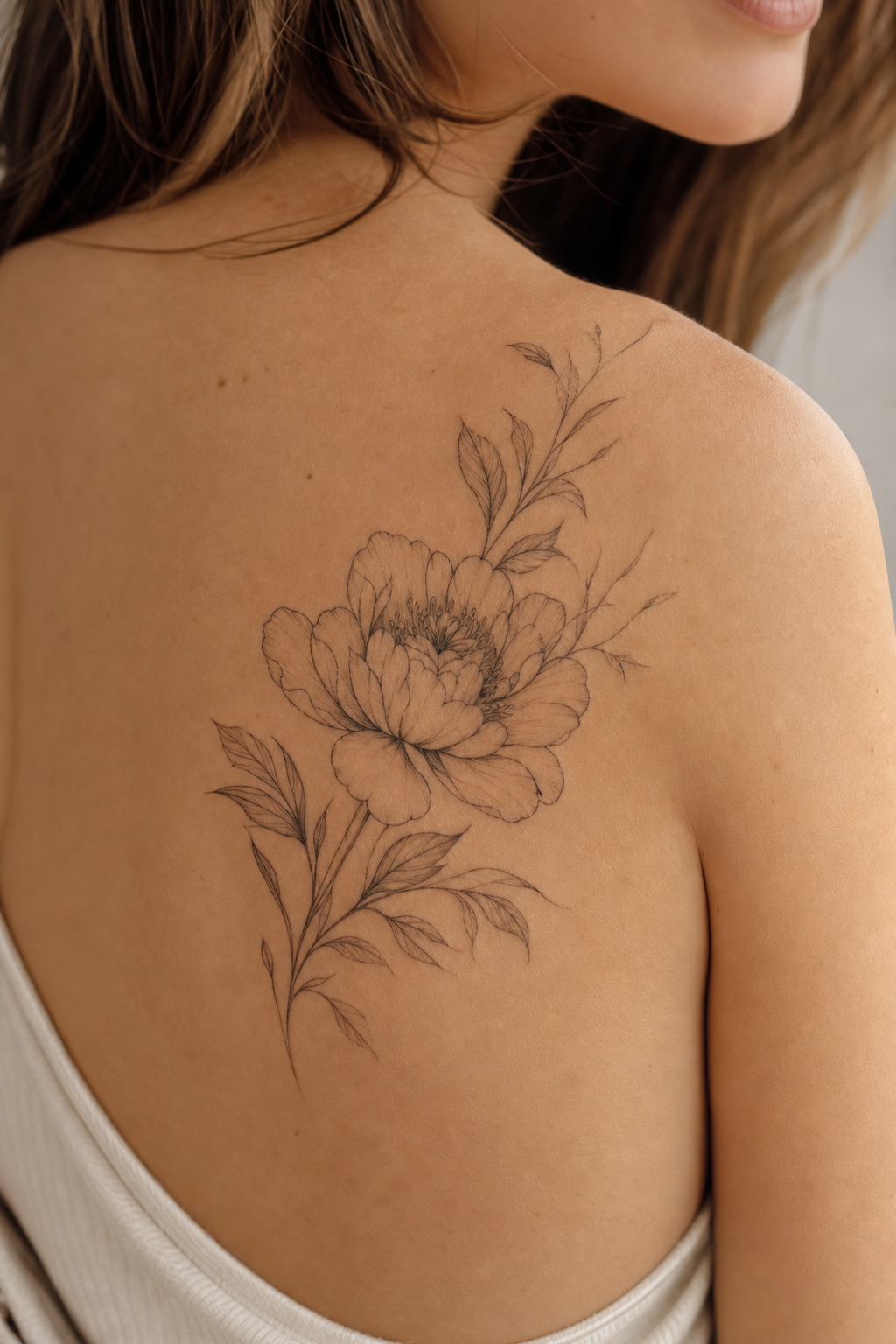 Single needle tattoo